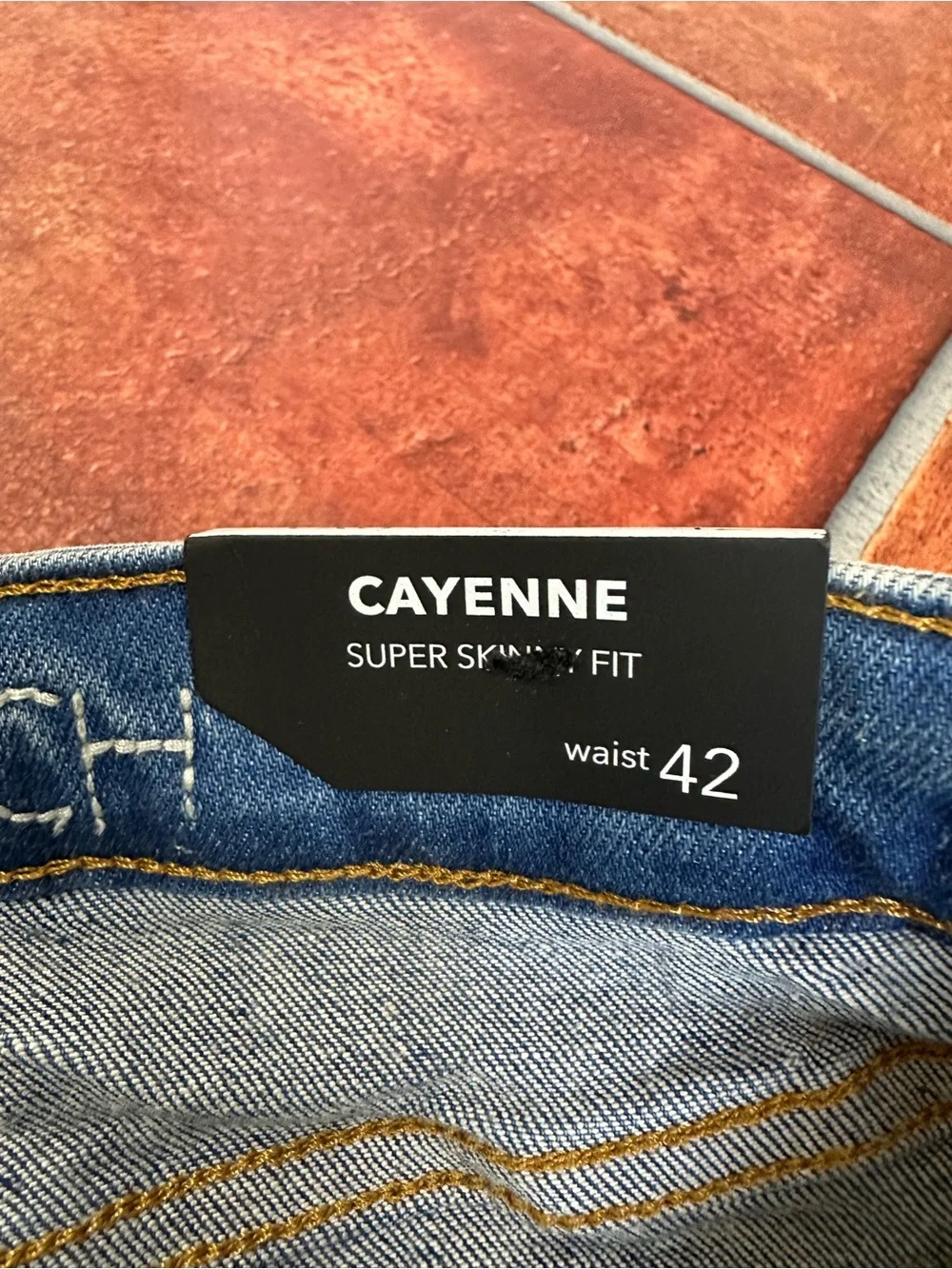 NWT Prps Men’s Stretchy Distressed Blue Skinny Jeans